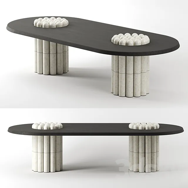 Raku-Yaki Dining Table-Oblong by Emmanuelle Simon Free Download