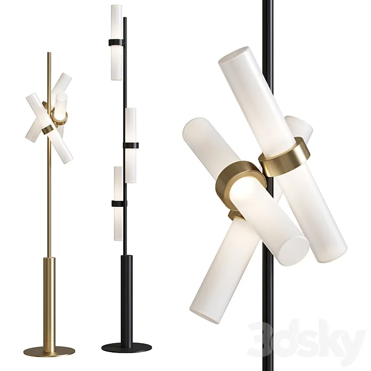 Rakumba Typography Floor 3D Model Free