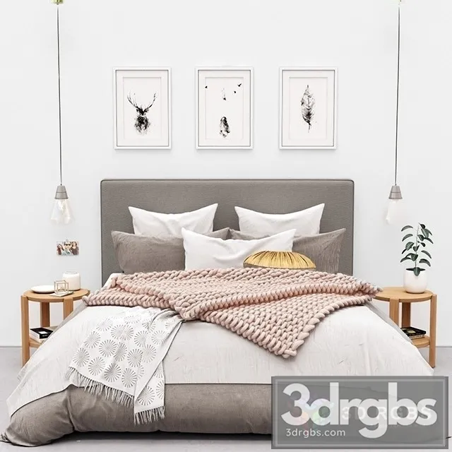 Raleigh Bed 3D Model Free