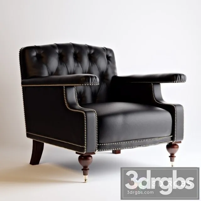 Ralph Lauren Alfred Armchair 3D Model Free