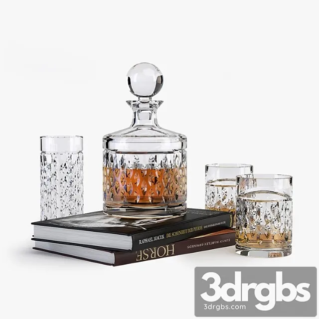 Ralph lauren aston crystal barware 3D Model Free