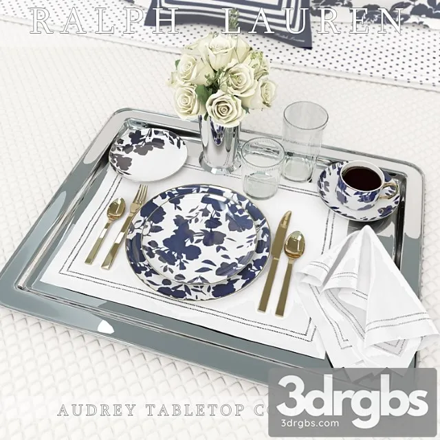 Ralph Lauren Audrey Tabletop 3D Model Free