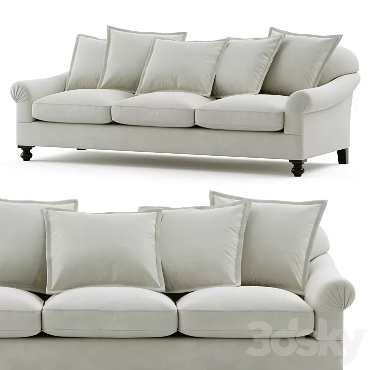 Ralph Lauren Bel Air Sofa 3D Model