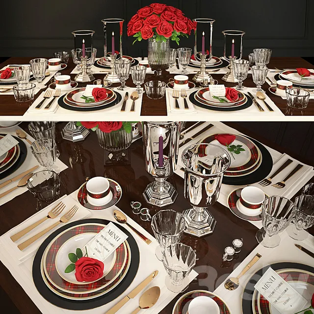 Ralph Lauren. Duke Tabletop Collection 3DModel