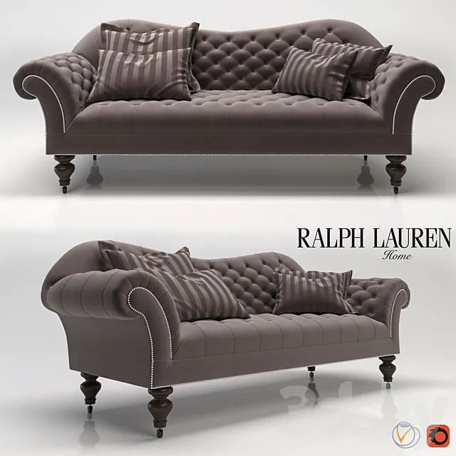 Ralph Lauren Hayden sofa 3D Model