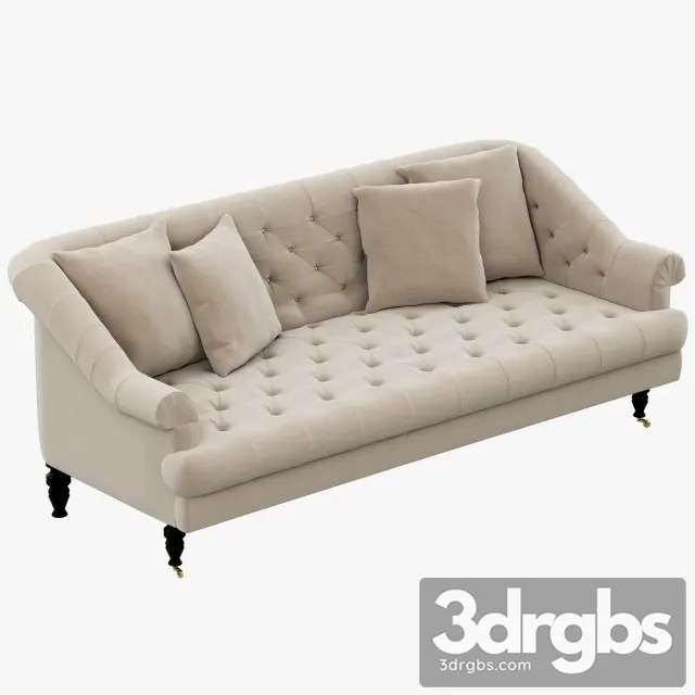 Ralph Lauren Higgins Sofa 3D Model Free