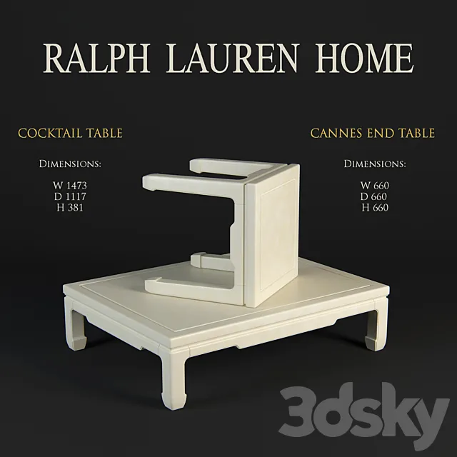 RALPH LAUREN HOME 3D Model