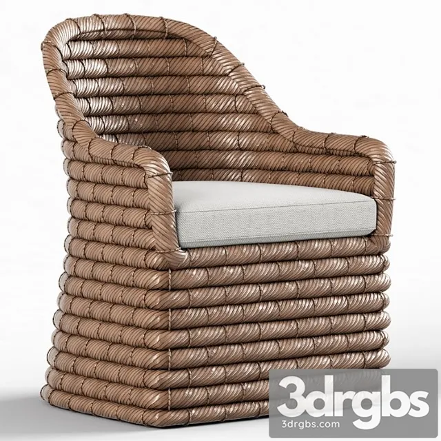 Ralph lauren home joshua tree dining chair 3D Model Free