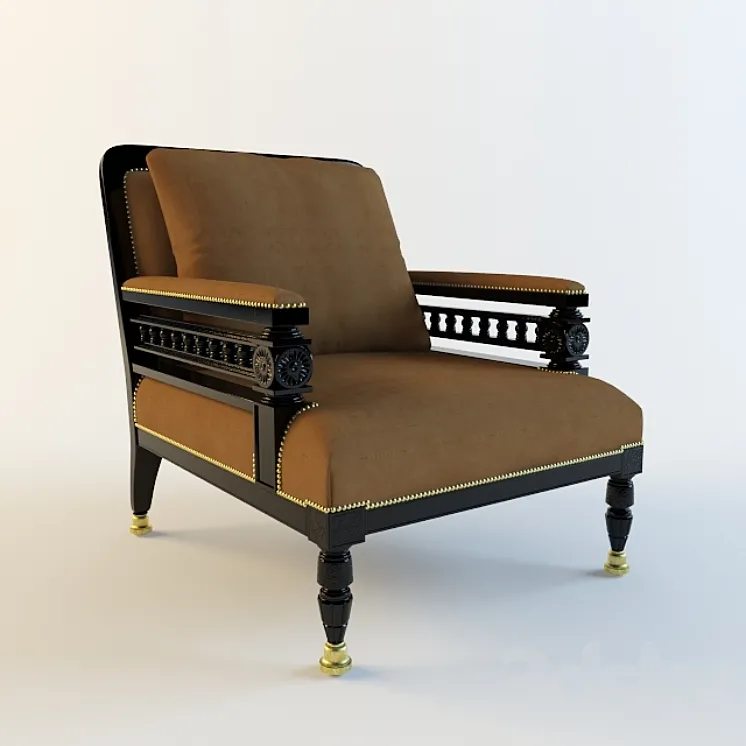 Ralph Lauren / INDIAN COVE LODGE CLUB CHAIR 3D Model Free