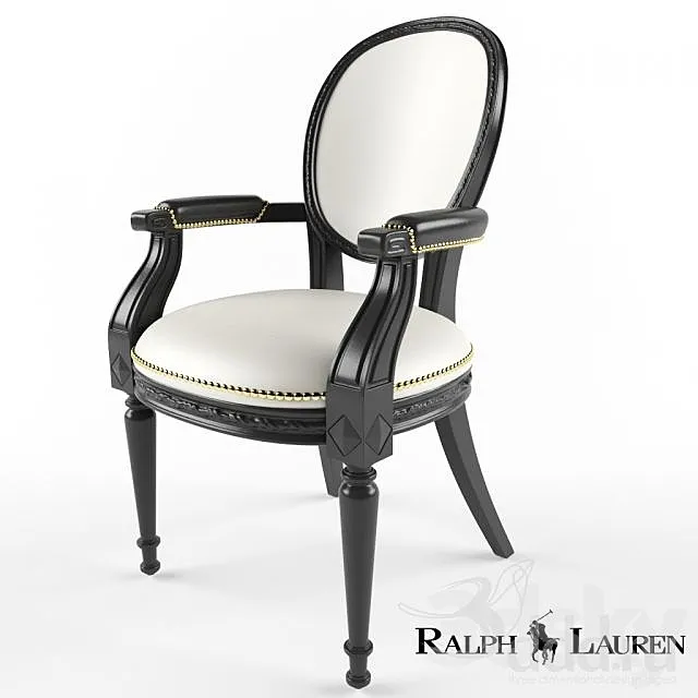 Ralph Lauren One Fifth Paris Dining Armchair 3DModel