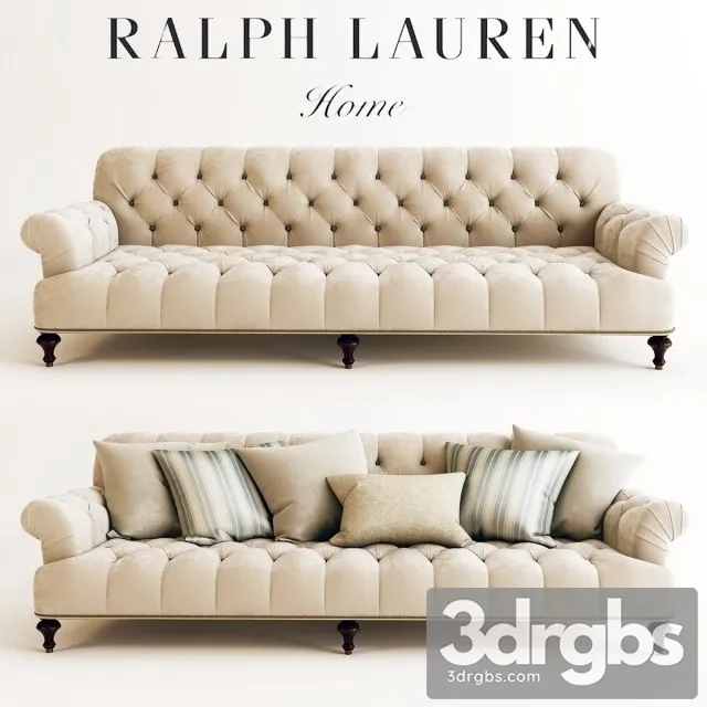 Ralph Lauren Sofa 3D Model Free
