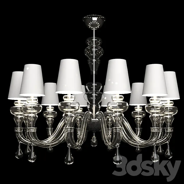 Ran Round Chandelier 3DModel