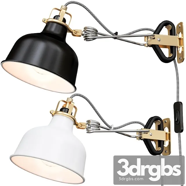 Ranarp Sconce Ikea 3D Model Free