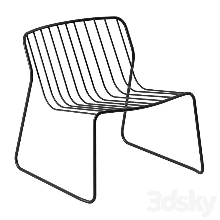 Randa Nude armchair by Arrmet 3D Model Free