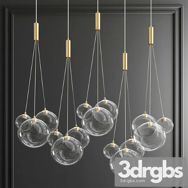 Random multi light pendant light