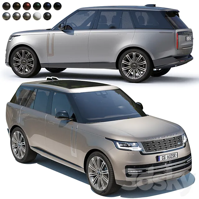 Range Rover 2023 3D Model