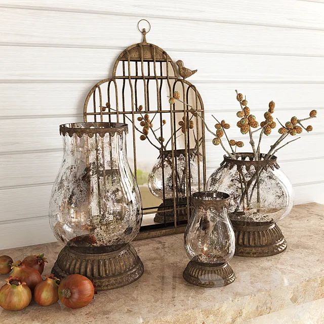 Rare decorative set 3DModel