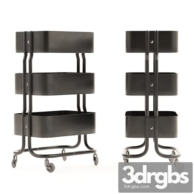Rashult ikea trolley 2 3D Model Free