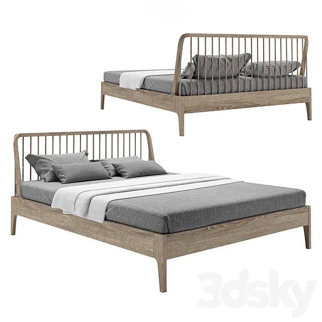 Rattan Bed MB05 3D Model
