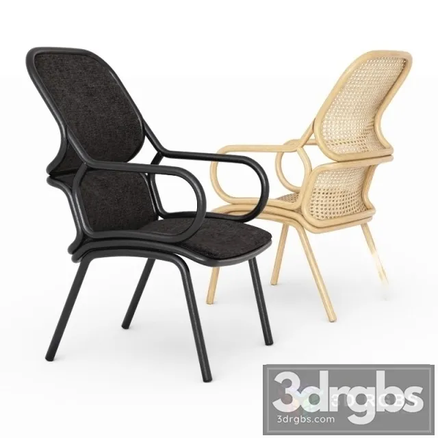 Rattan Jaime Hayon Armchair 3D Model Free