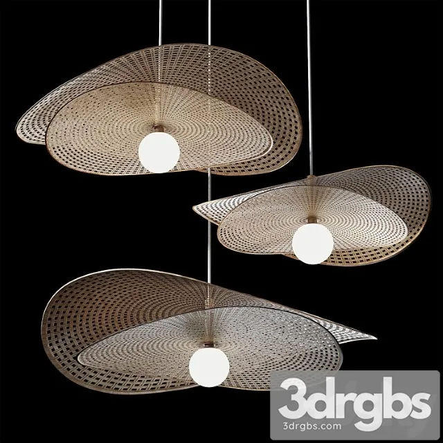Rattan pendant light 10