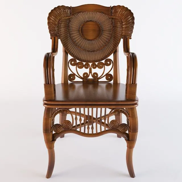 Rattan shair 3D Model