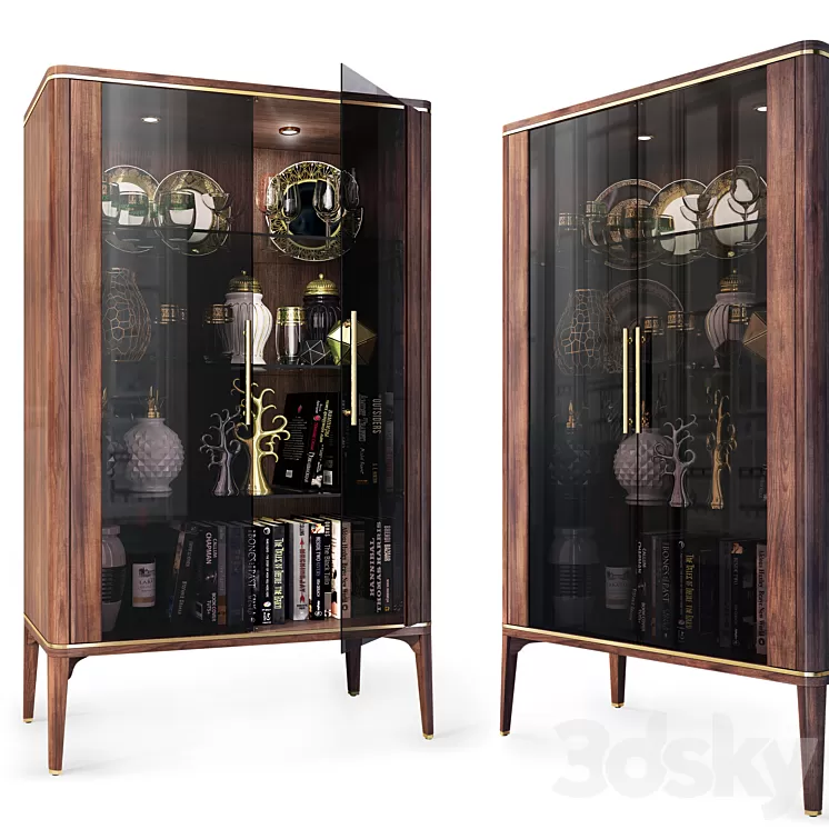 Raum. Cabinet showcase by Enza Home 3D Model