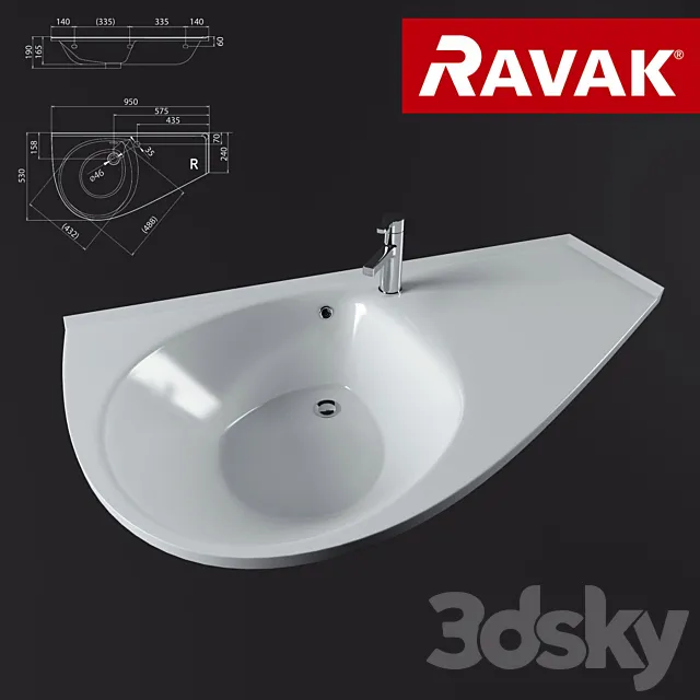 Ravak Avocado Comfort 3DModel