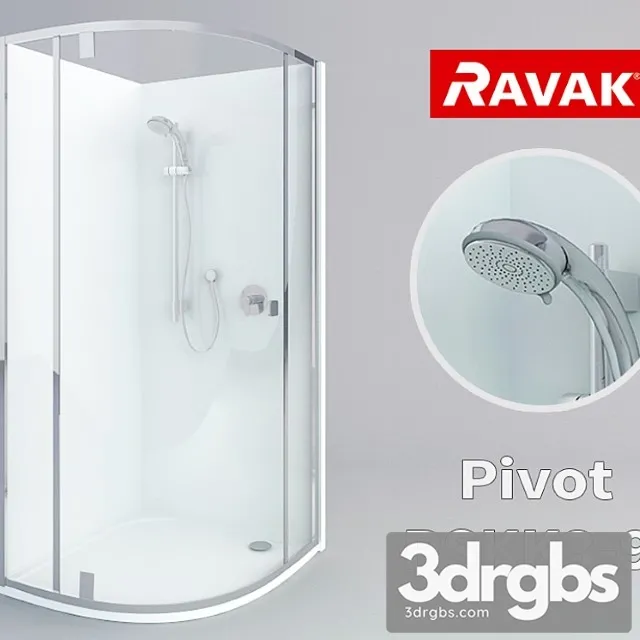 Ravak Pivot Pskk3 90 3D Model Free