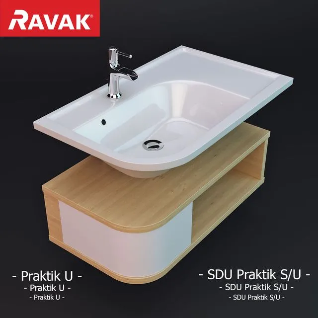 Ravak Praktik U 3D Model