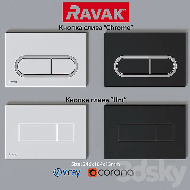 Ravak Uni _ Chrome Free Download