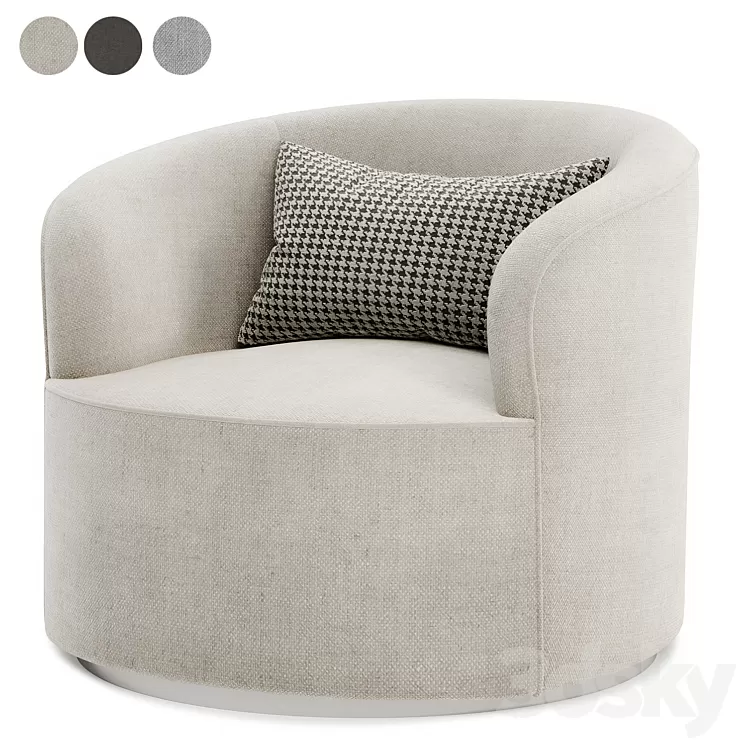 raven arm chair 3D Model Free