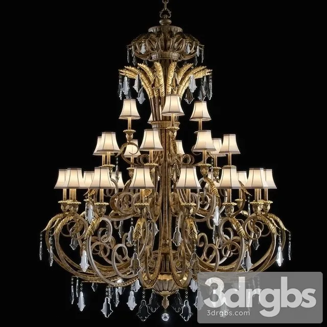 Ravenna Chandelier 3D Model Free