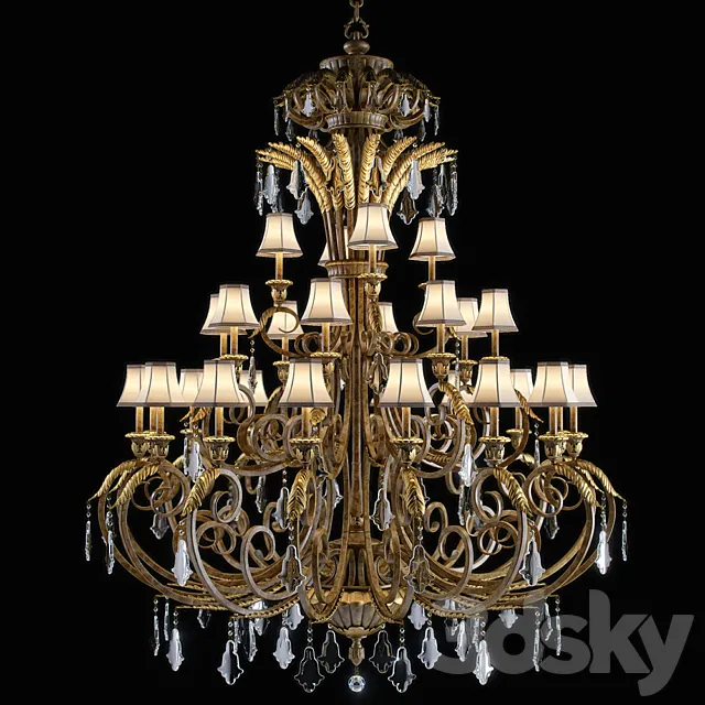 ravenna chandelier 3D Model