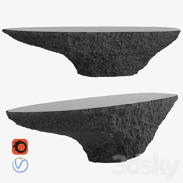 Raw Stone Rock Table Free Download