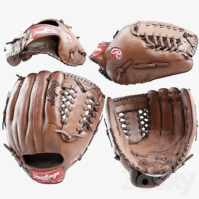 Rawlings gloves 3DModel