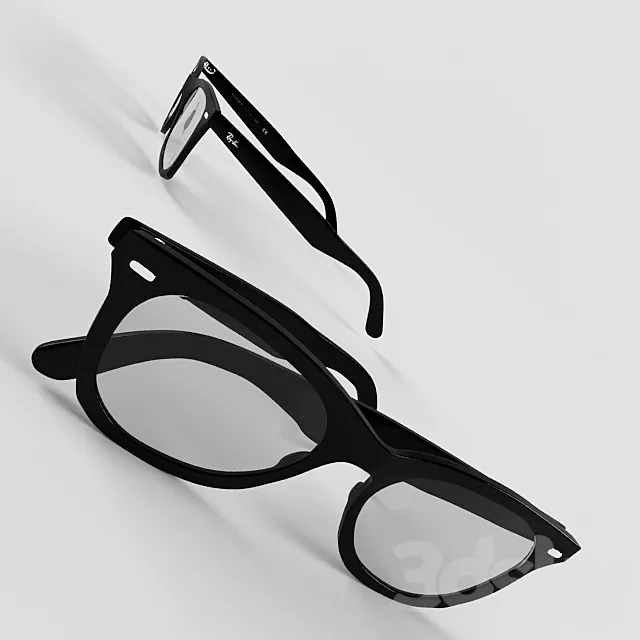 ray ban 3D Model