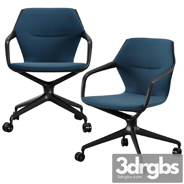 Ray castor base chair 2 3D Model Free