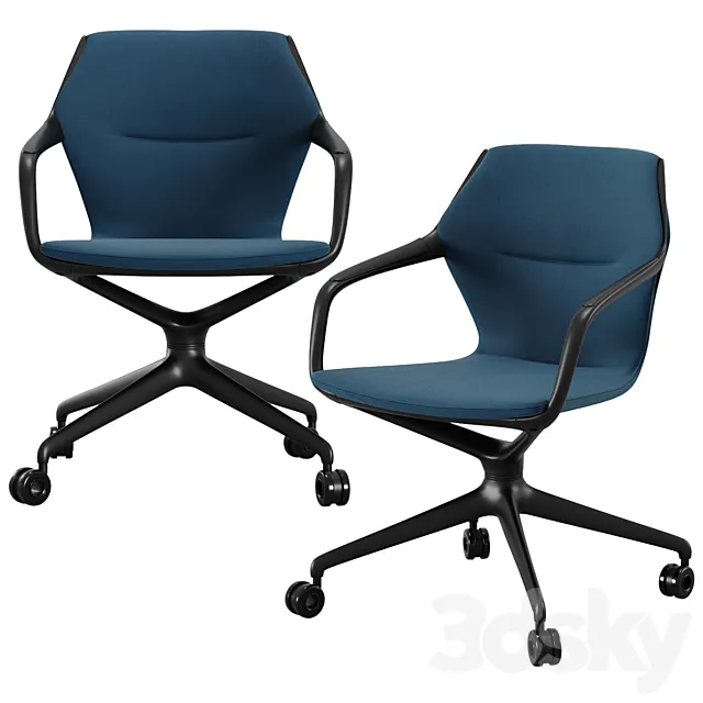 Ray Castor Base Chair 3D Model