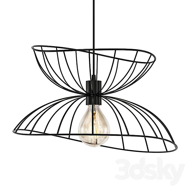 Ray ceiling lamp 3D Model