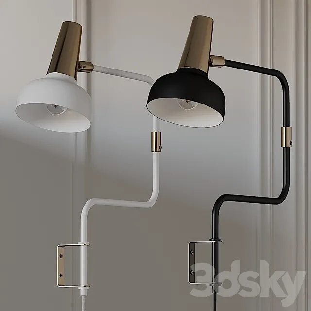 Ray Wall Sconce by BANKERYD 3DModel