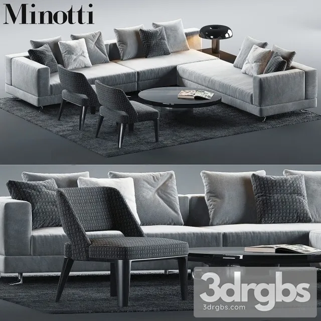 Raymond Minotti Sofa 3D Model Free