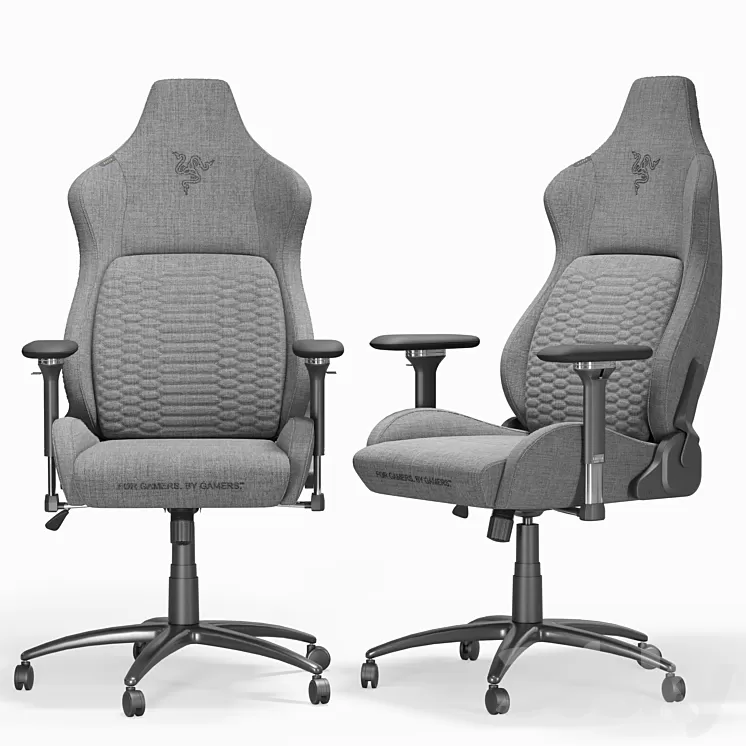 Razer Iskur - Dark Gray Fabric 3D Model