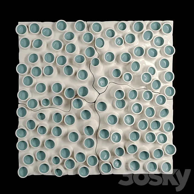 Razz Ma Tazz No. 1 _ ceramic wall 3DModel