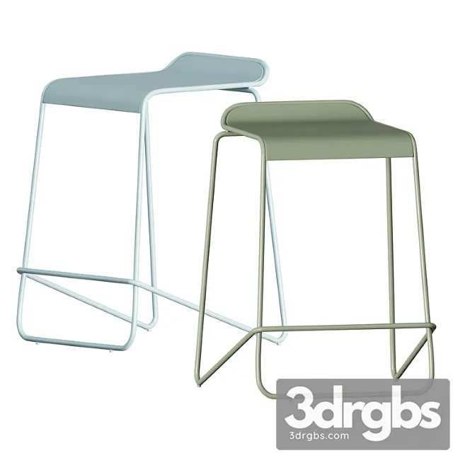 Ready stacking barstool