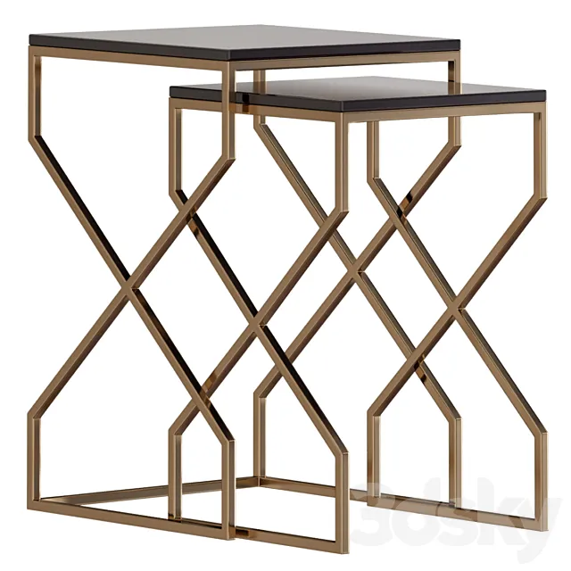 Reagan Nesting End Tables 3DModel