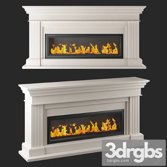 Realflame Ontario 42 Fireplace 3D Model Free