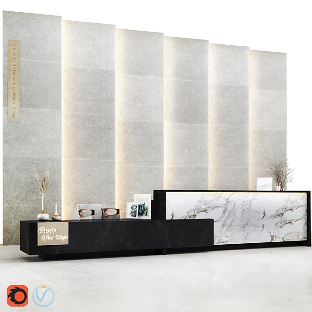 Reception 3D Model