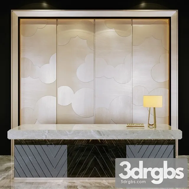 Reception 4 2 3D Model Free