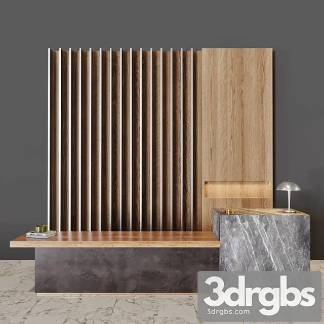 Reception 5 and eichholtz gino 2 3D Model Free